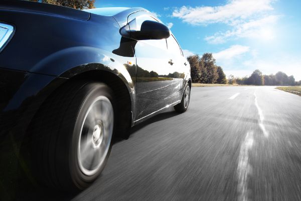 car on the road