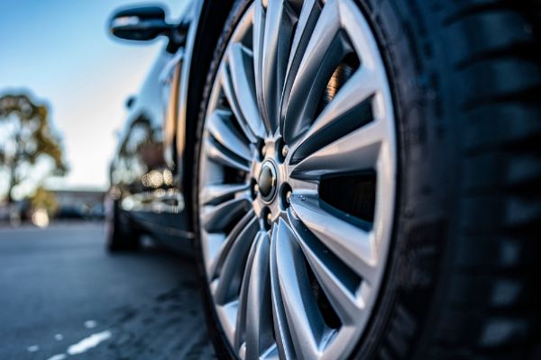 Brand new black car tires