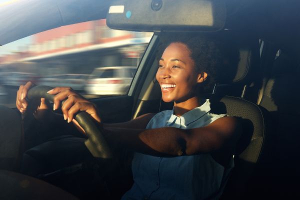 smiling driver