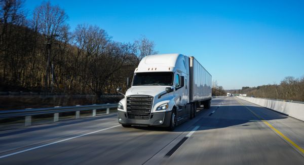big rig on the road