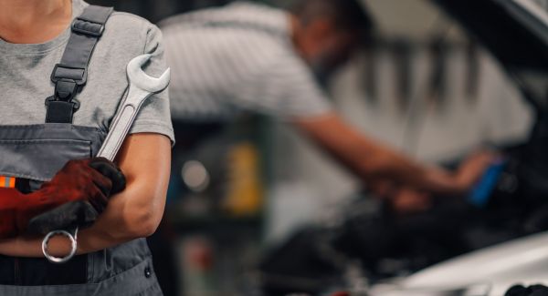 auto mechanic with tools